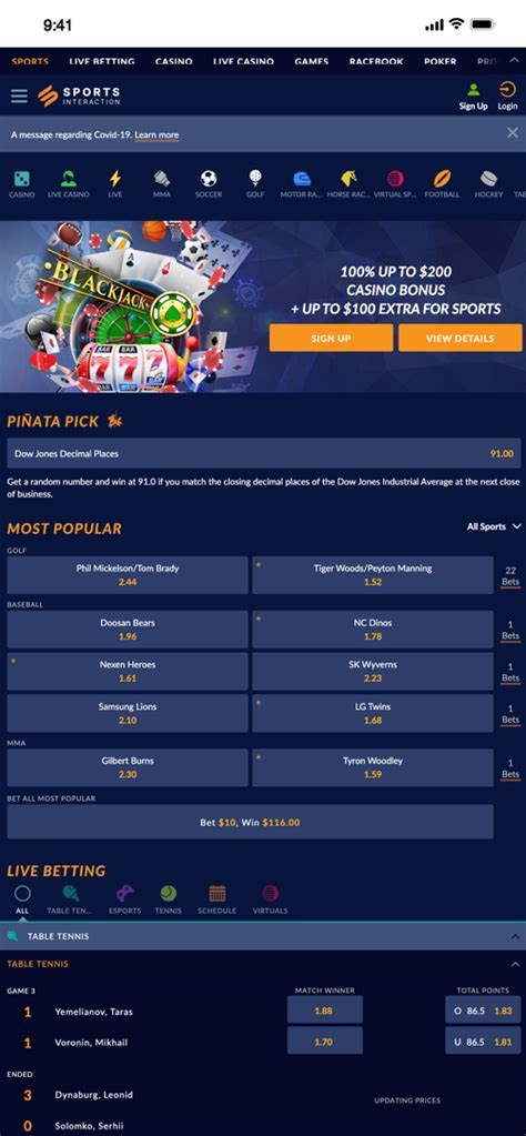 Sports Interaction Sportsbook Review 2024 .